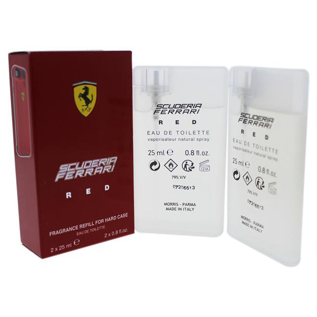 FERRARI RED FRAGRANCE REFILL FOR HARD CASE BY FERRARI FOR MEN - 2 X  Eau De Toilette SPRAY (REFILL), Product image 1