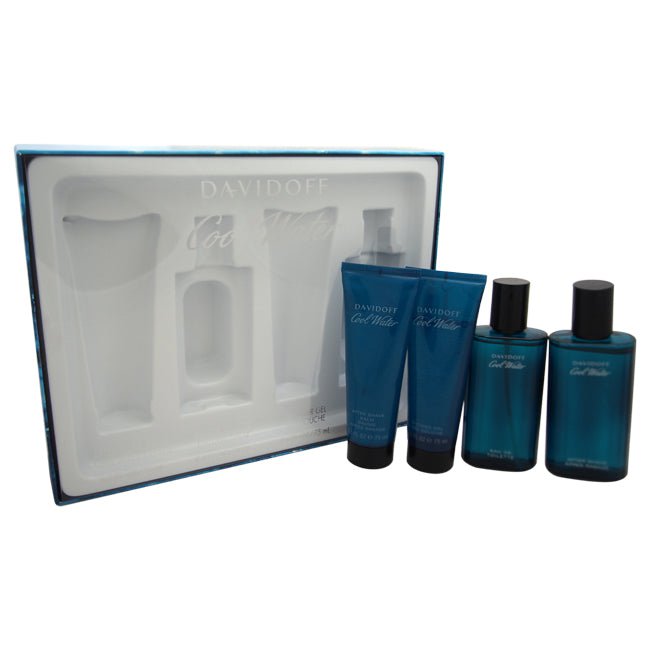 Cool Water by Davidoff for Men - 4 Pc Gift Set