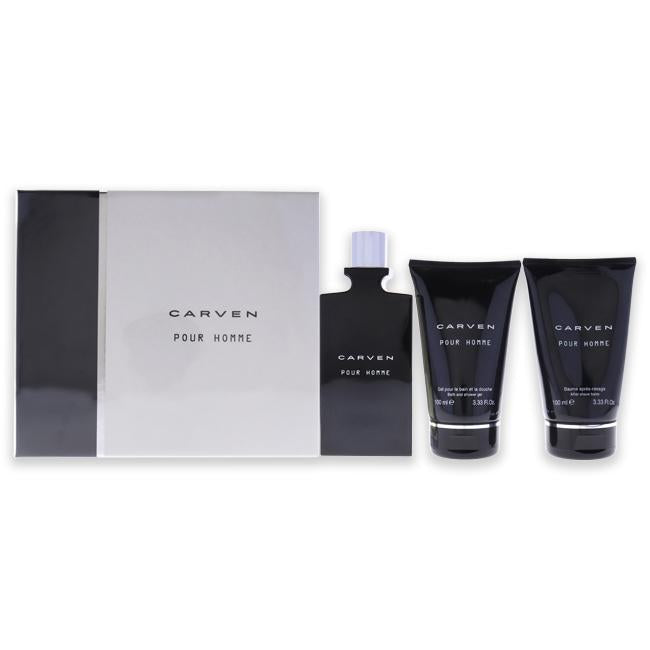 Pour Homme by Carven for Men - 3 Pc Gift Set