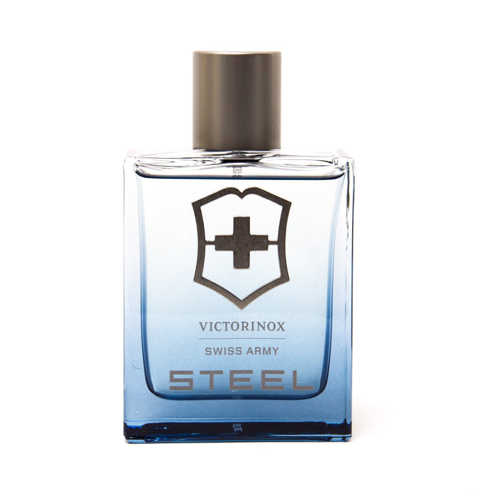 Steel Swiss Army Eau de Toilette Spray for Men by Victorinox