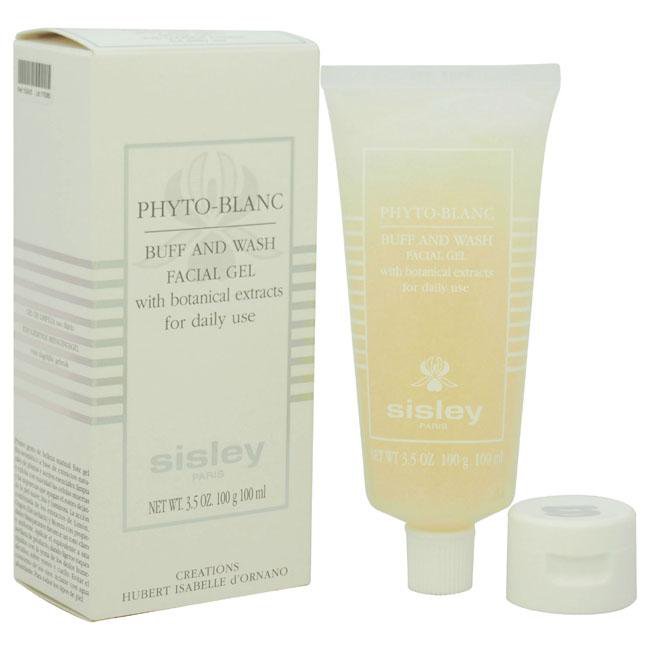 Phyto- Blanc Buff and Wash Facial Gel by Sisley for Unisex - 3.5 oz Gel