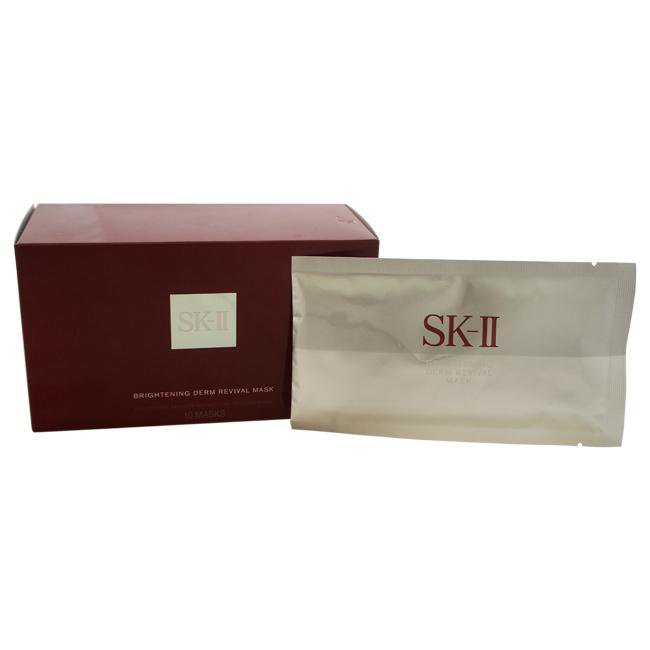 Brightening Derm Revival Mask by SK-II for Unisex - 10 Pcs Mask