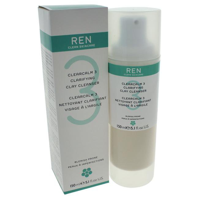 Clearcalm 3 Clarifying Clay Cleanser by REN for Unisex - 5.1 oz Cleanser, Product image 1