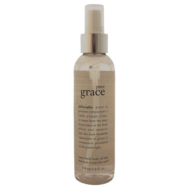 Pure Grace Satin-Finish Body Oil Mist by Philosophy for Unisex - 5.8 oz Oil Mist, Product image 1