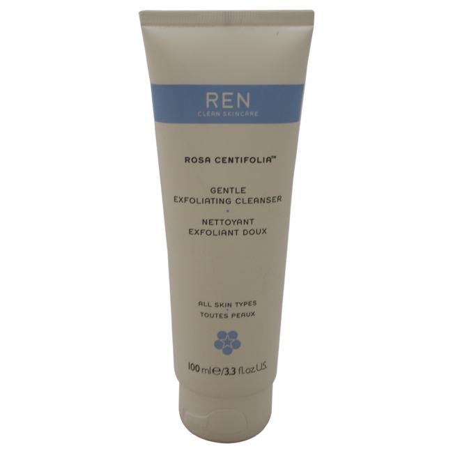 Rosa Centifolia Gentle Exfoliating Cleanser by REN for Unisex - 3.3 oz Cleanser