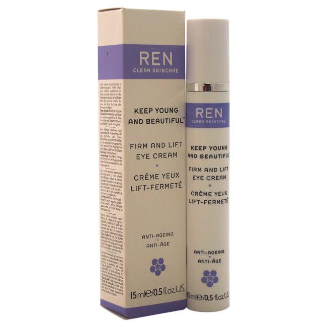 Keep Young and Beautiful Firm and Lift Eye Cream by REN for Unisex - 0.5 oz Eye Cream