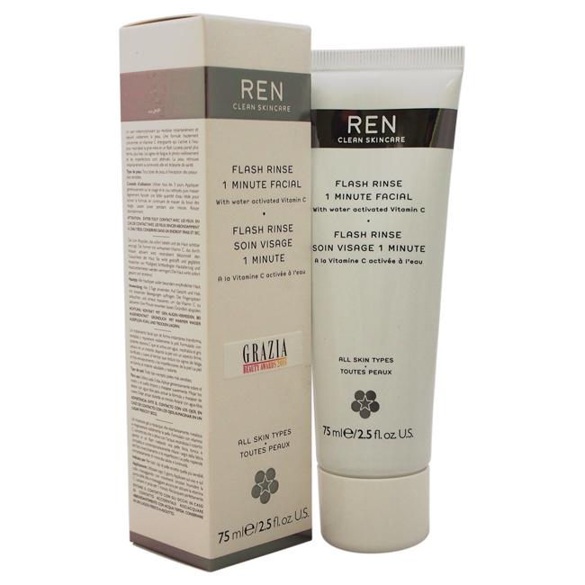 Flash Rinse 1 Minute Facial by REN for Unisex - 2.5 oz Rinse, Product image 1
