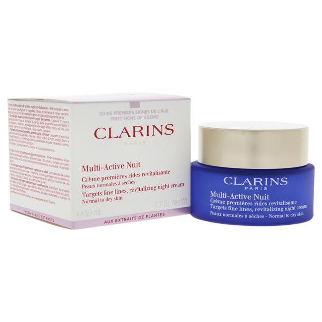 Multi-Active Night Cream - Normal to Dry Skin by Clarins for Unisex - 1.7 oz Cream, Product image 1