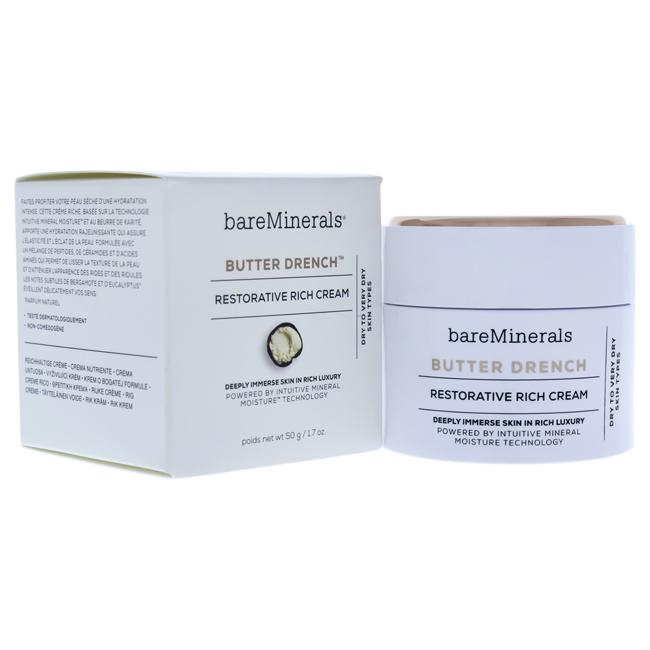 Butter Drench Restorative Rich Cream by bareMinerals for Unisex - 1.7 oz Cream, Product image 1