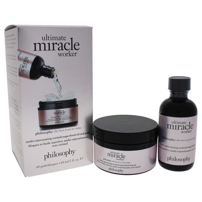 Ultimate Miracle Worker by Philosophy for Unisex - 2 Pc Set 2oz Multi-Rejuvenating Retinol and Superf, Product image 1