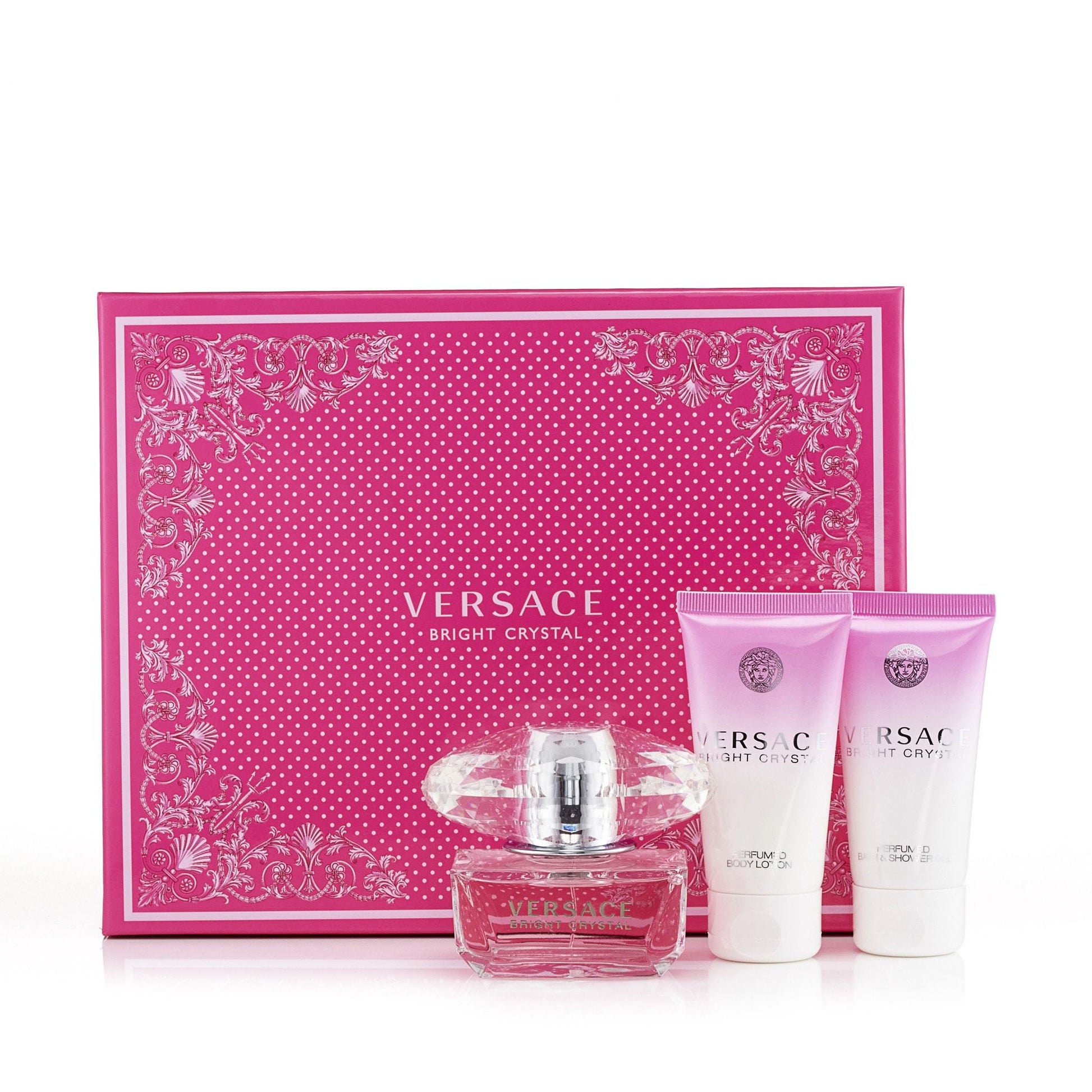 Bright Crystal Gift Set Eau de Toilette Body Lotion and Shower Gel for Women by Versace, Product image 2