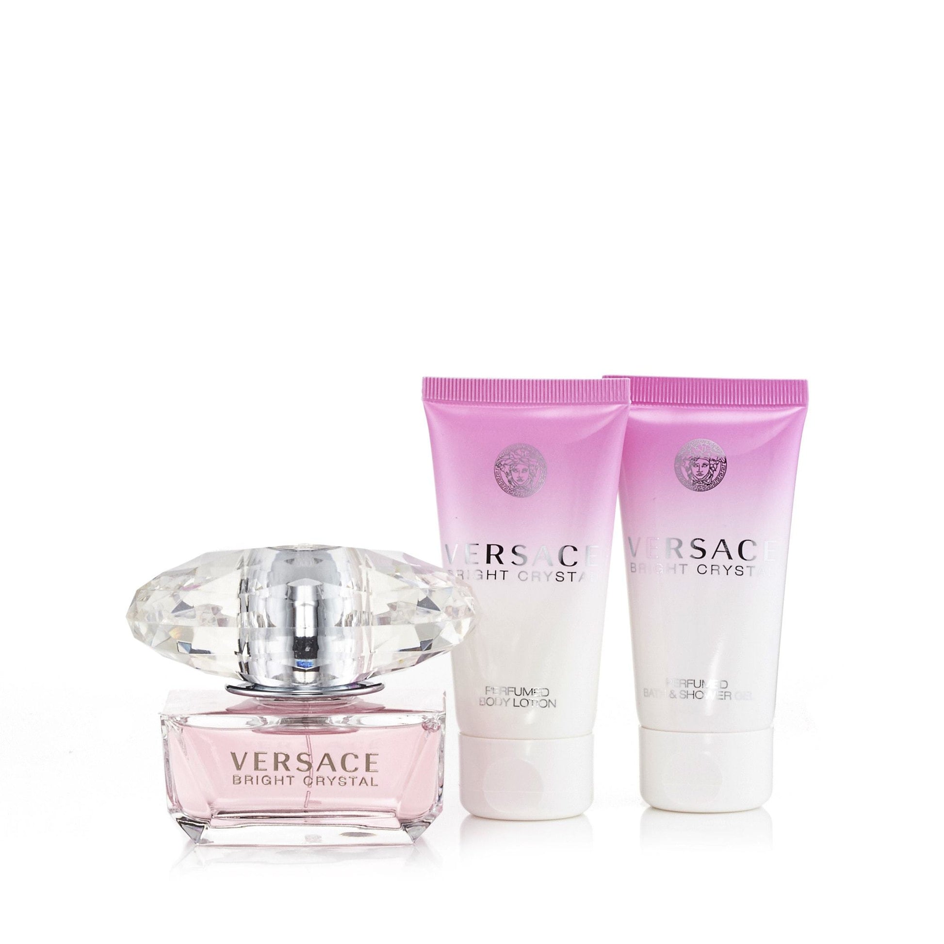 Bright Crystal Gift Set Eau de Toilette Body Lotion and Shower Gel for Women by Versace, Product image 1