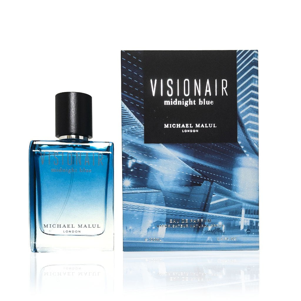 Visionair Midnight Blue Eau De Parfum Spray For Men By Michael Malul, Product image 1