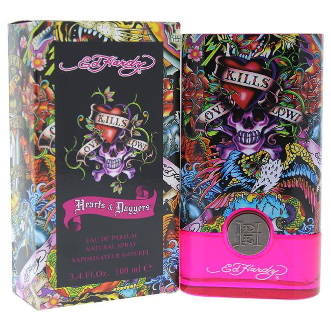 Ed Hardy Hearts and Daggers by Christian Audigier for Women -  EDP Spray, Product image 2