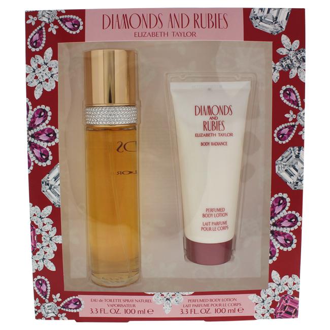 Diamonds and Rubies by Elizabeth Taylor for Women - 2 Pc Gift Set, Product image 1