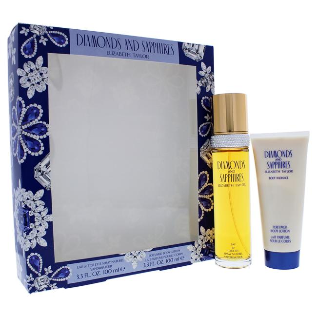 Diamonds and Sapphires by Elizabeth Taylor for Women - 2 Pc Gift Set, Product image 1