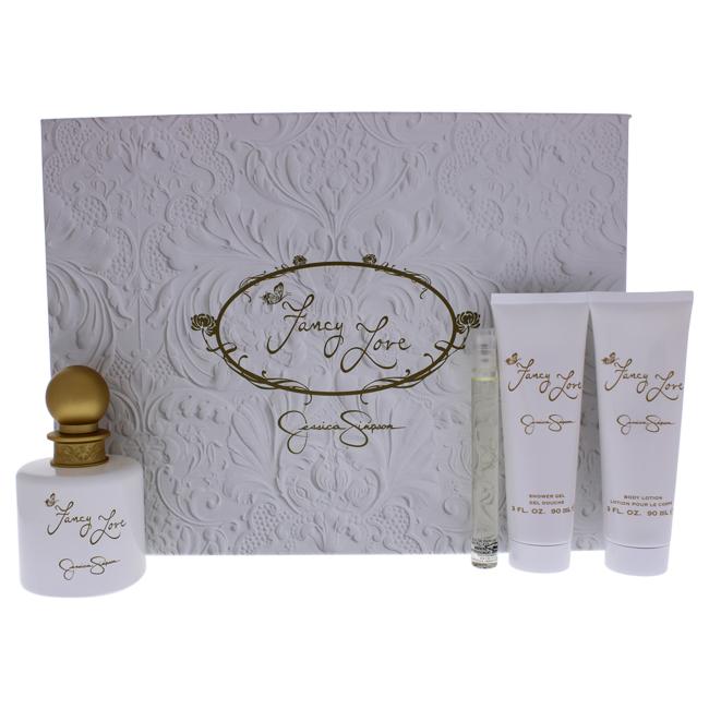 Fancy Love by Jessica Simpson for Women - 4 Pc Gift Set