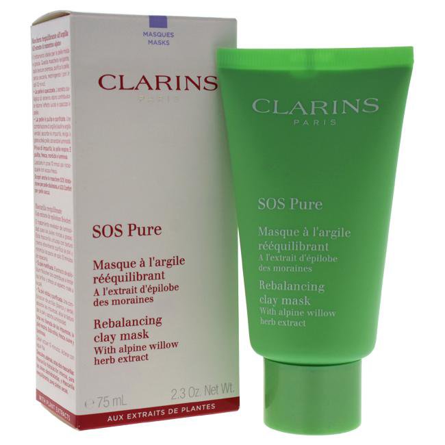 SOS Pure Rebalancing Clay Mask by Clarins for Women - 2.3 oz Mask, Product image 1