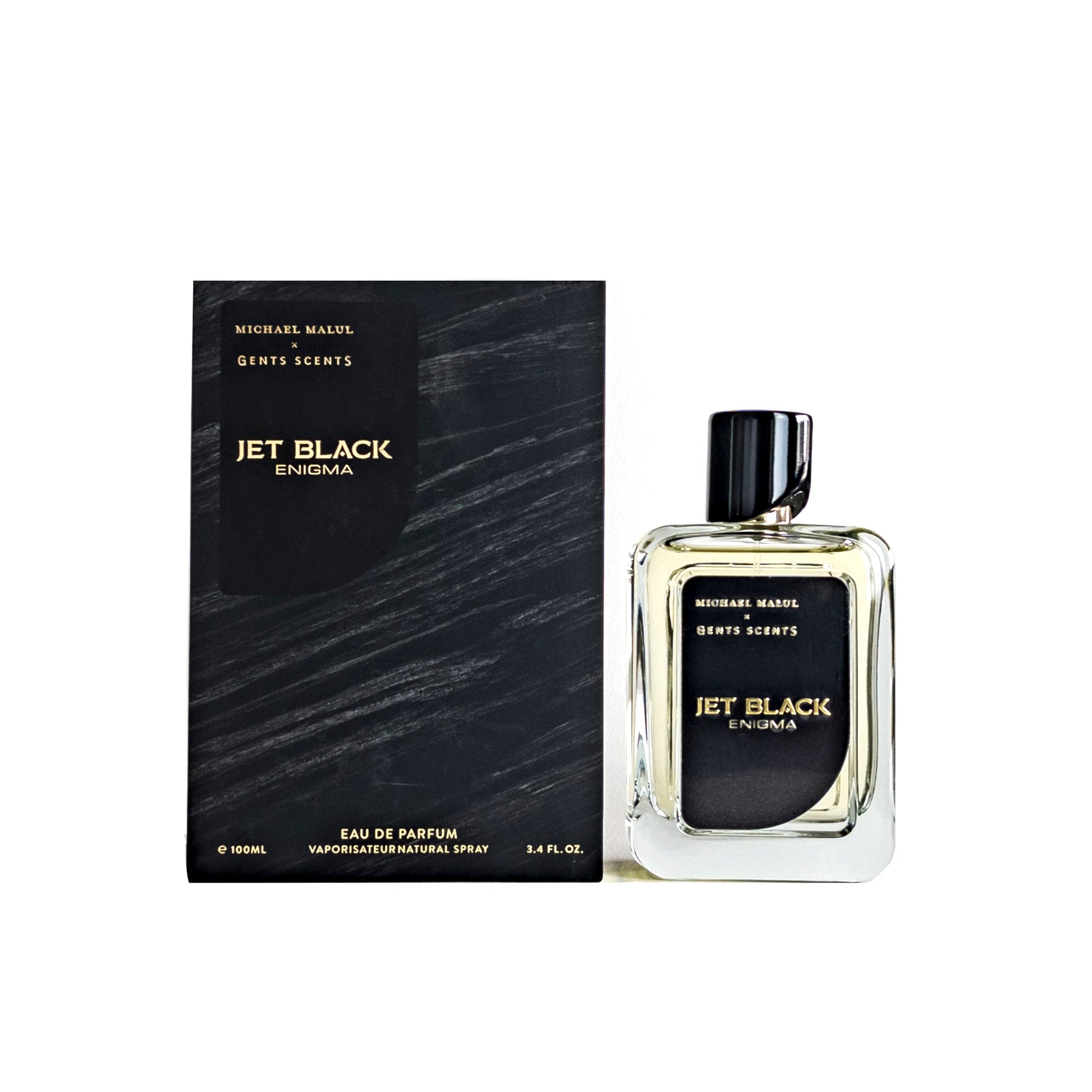 Jet Black Enigma Eau De Parfum Spray For Men By Michael Malul, Product image 1